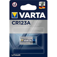 Батарейка литиевая VARTA CR123A 6205 Lithium blist