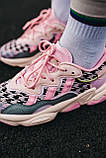 Жіночі кросівки Adidas Ozweego Pink адідас озвиго рожеві повсякденні на весну демісезонні, фото 9