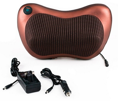 Масажна подушка в автомобіль Massage pillow спини і шиї з інфрачервоним підігрівом