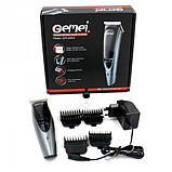 Професійна машинка для стрижки волосся Gemei GM-6053 бездротова, фото 10