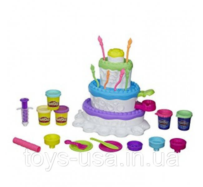 Play Doh Sweet Shoppe Cake Mountain Playset