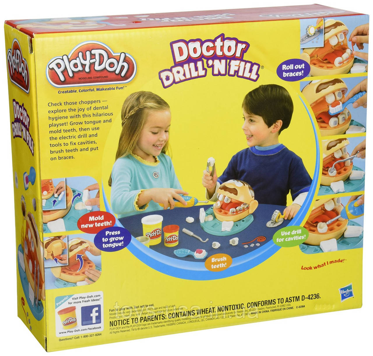 Drill and fill play doh sales