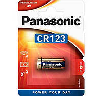 Батарейка литиевая Panasonic CR123, 3V (CR-123AL/1BP)