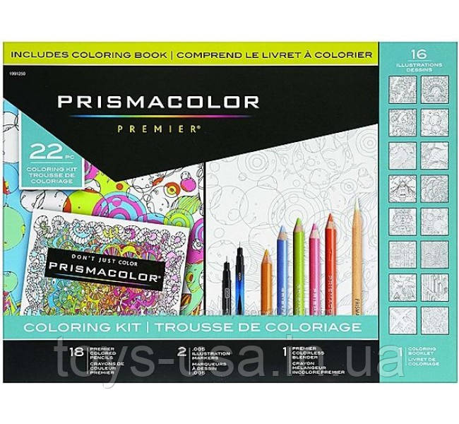 Набір для творчості професійний Prismacolor Premier Coloring Kit, фото 1