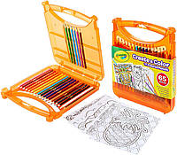 Crayola 65 предметів кейс валізку Create Color Colored Pencils Travel Art Set