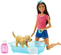 Кукла Барби Веселое купание щенка Barbie Splish Splash Pup Playset