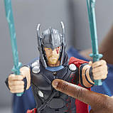 Звертальна фігурка Hasbro Тор Рагнарок 29 см — Marvel Electronic Thor Ragnarok, фото 7