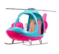 Вертолет Барби Barbie Travel Pink and Blue Helicopter with Spinning Rotors