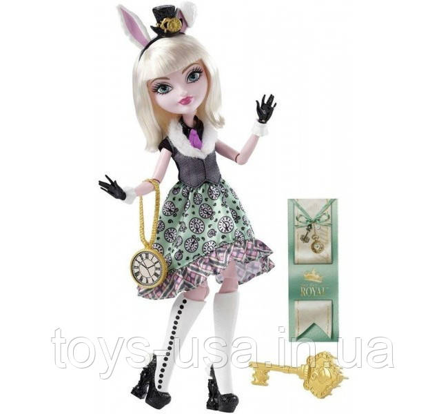 Ever After High Bunny Blanc basic Банні Бланк Базова перший випуск з підставкою