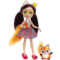 Энчантималс Девочки животные Enchantimals Doll and Animal Pack - Felicity Fox and Flick Fox