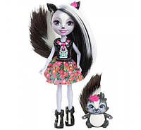 Энчантималс Девочки животные Enchantimals Doll and Animal Pack - Sage Skunk and Caper Skunk