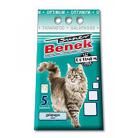Super Benek Бентонитовый оптимальный наполнитель для кошачьего туалета с ароматом морской свежести 5л