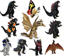 Набір фігурок Годзілла і монстри 10в1, 9 см - Godzilla & monsters