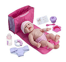 Пупс з сумкою для підгузків та аксесуарами DIAPER BAG GIFT SET
