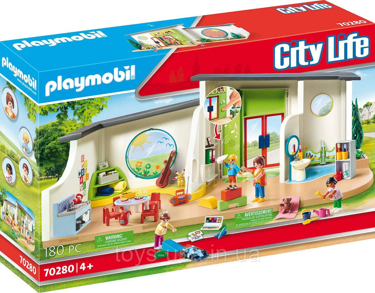 Плеймобил Дитячий садок Веселка Playmobil 70280 Kindergarten Rainbow, фото 1