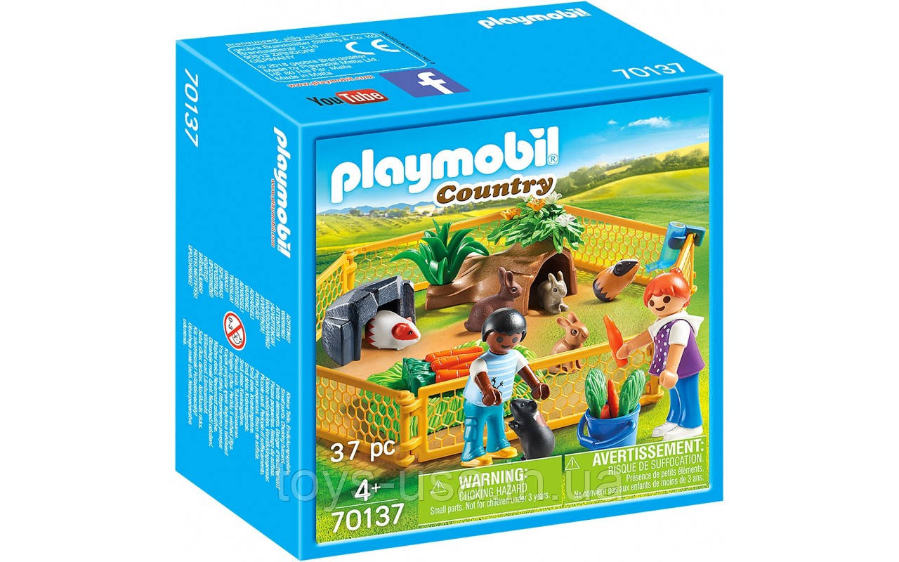 Плеймобил Playmobil 70137 Вольєр з міні тваринами, фото 1