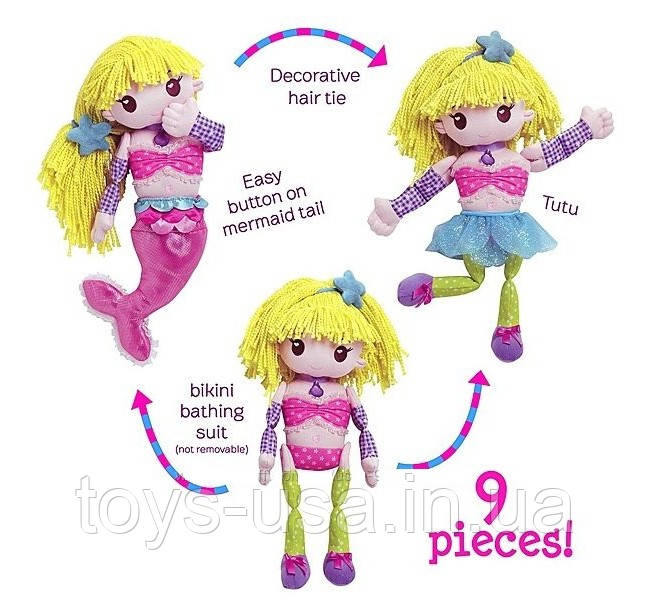 Лялька Адора русалка плюшева Adora Mixxie Mermaid Plush 46 див., фото 1