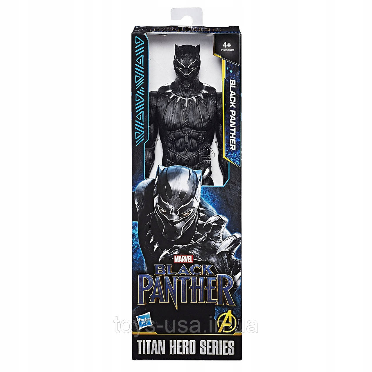 Іграшка Hasbro Чорна Пантера серія Титани 30 см — Black Panther, Titan Hero Series (E1363)