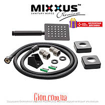 Душова колона зі змішувачем Mixxus KUB-007-J чорний, фото 5