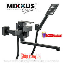 Змішувач для ванни Mixxus KUB-006 чорний, фото 4