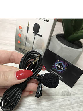 Мікрофон петличний для смартфона з роз'ємом Jack 3.5mm, фото 4