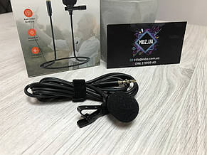 Мікрофон петлочки для смартфона з роз'ємом Jack 3.5mm. Мікорофон петличний, фото 2