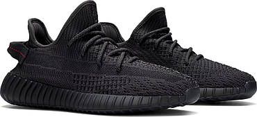 Кроссовки Adidas Yeezy Boost 350 V2 Black - FU9006, фото 4