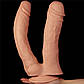 Подвійний фалоїмітатор 12" King-sized Dildo Flesh, 33х6,8 см., фото 7