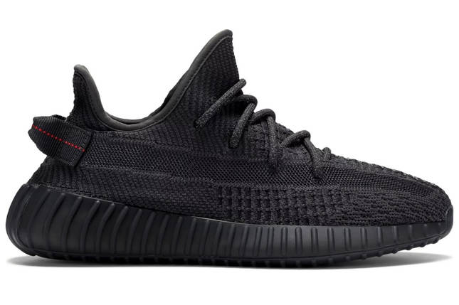 Кросівки Adidas Yeezy Boost 350 v2 Black, фото 2