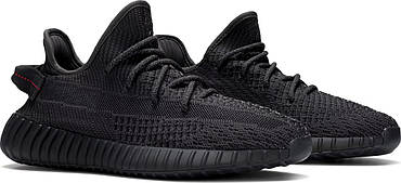 Кросівки Adidas Yeezy Boost 350 v2 Black, фото 3