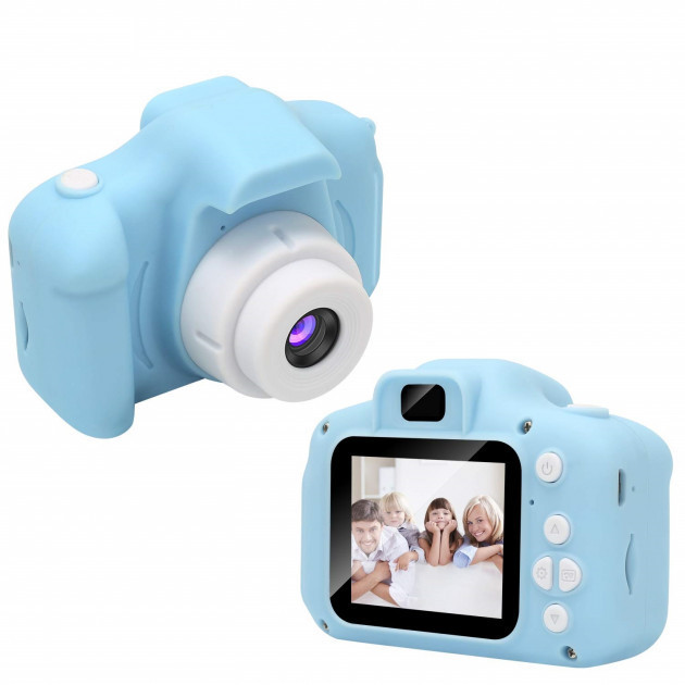 Детский цифровой фотоаппарат Summer Vacation Cam 3 mp фотоаппарат для ребенка, голубой (TO) - фото 3 - id-p1498951883