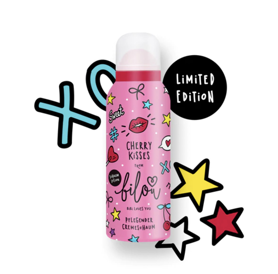 Bilou Cherry Kisses Body Lotion - Лосьйон-пінка для тіла "Вишневий поцілунок" 150 мл, фото 1