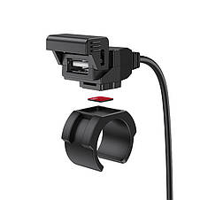 Зарядний пристрій Hoco Z45 USB 5V/2.4A для мотоцикла, велосипеда водонепроникний, фото 3