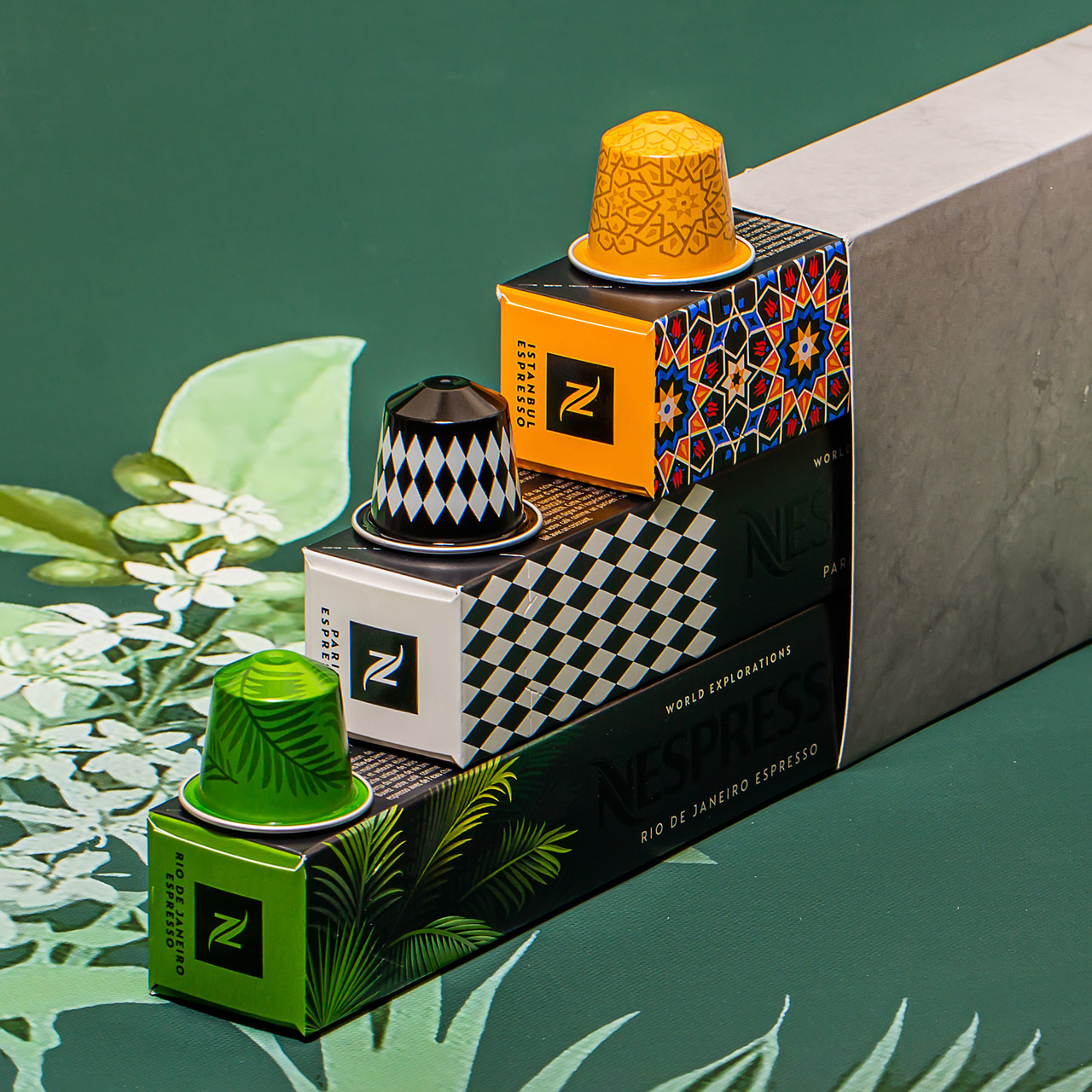 Набір кави в капсулах Nespresso Rio-Paris-Istanbul Espresso TRIOPACK (30 шт.)