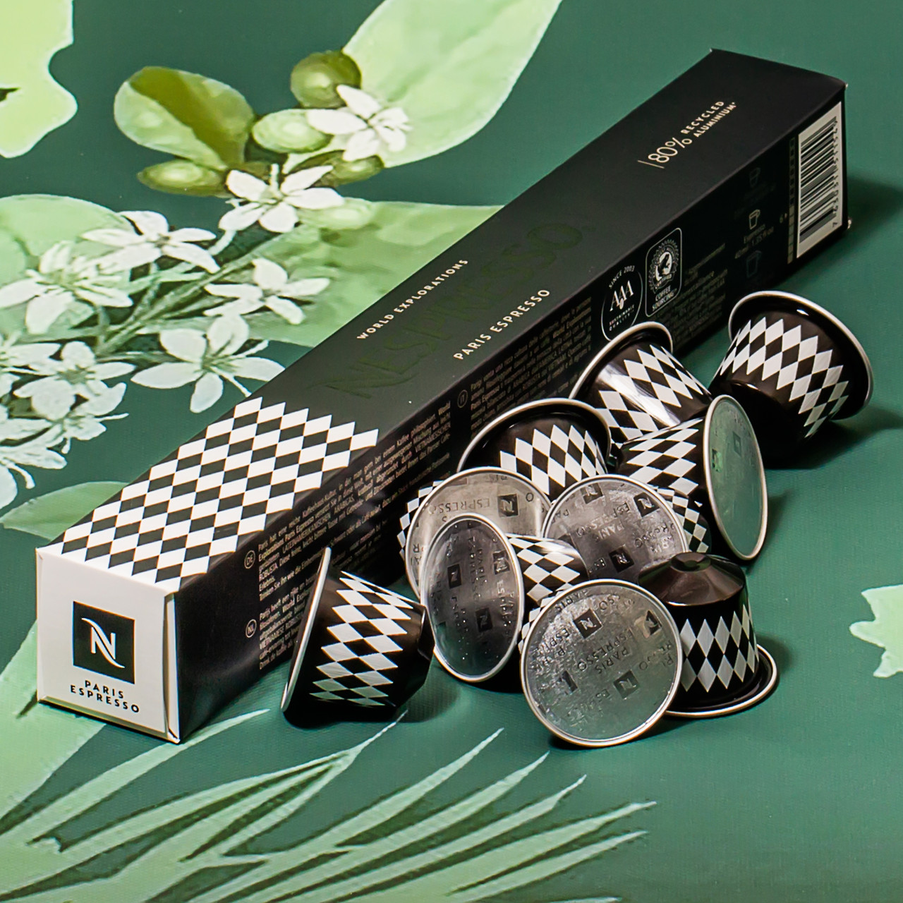 Nespresso капсули Paris Espresso- Цитрусовий Злаковий Бісквітний, Швейцарія (10 шт.)