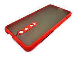 Протиударний чохол бампер для Xiaomi Mi 9T Pro червоний матовий