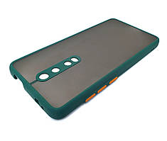 Протиударний чохол бампер для Xiaomi Mi 9T Pro зелений матовий