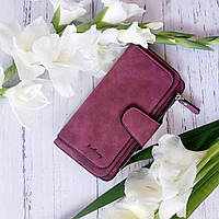 Кошелек женский кожаный Baellerry N2345 Бордовый бумажник балери | женское портмоне для карточек (ST)
