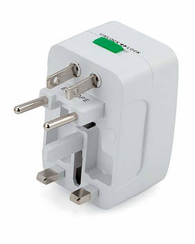 Перехідник універсальний для розеток Adaptor мережевий перехідник з китайської/американської вилки   (MR)