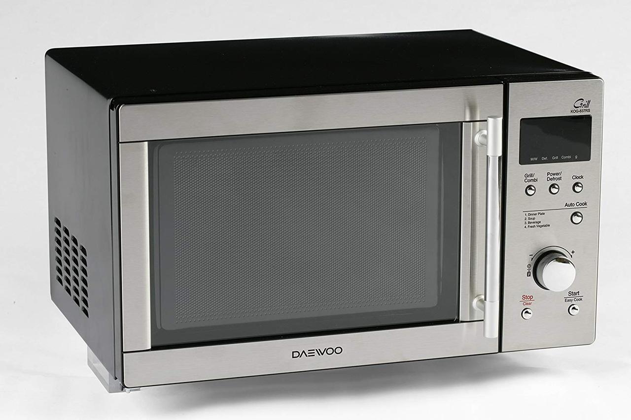 Мікрохвильова піч 23 л Daewoo 800W (нержавіюча сталь)