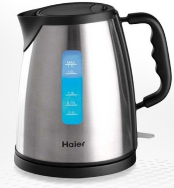 Чайник HAIER HKT2110 із нержавіючої сталі, 1,7 л.