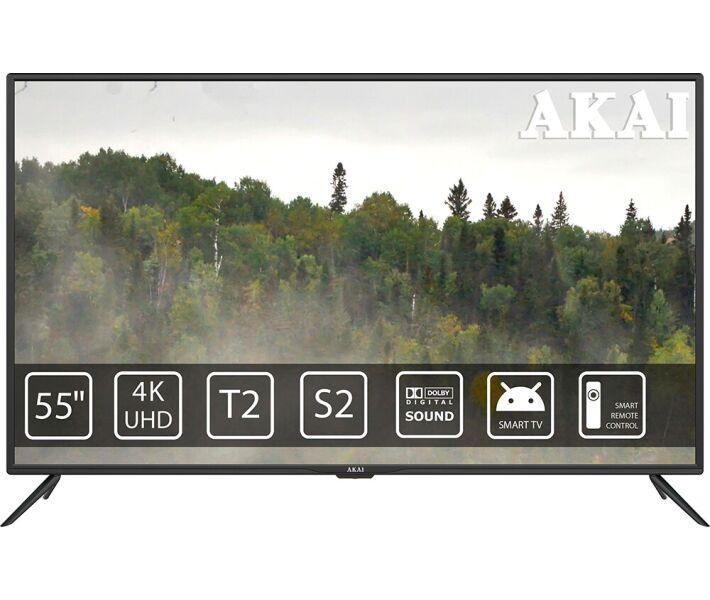 Телевізор LED Akai UA55LEP1UHD9 Smart TV