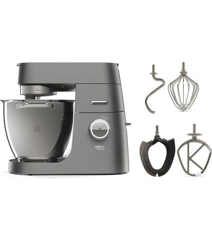 Кухонна машина Kenwood Chef Titanium XL KVL8320S 1700 Вт із чашею 6,7 л із нержавіючої сталі та ручками
