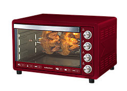 Духовка LIBERTON LEO-651 dark red 65L 2200W