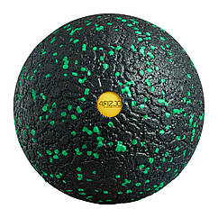 М'яч масажний 4FIZJO EPP Massage Ball діаметр 10 см чорно-зелений (4FJ0214)