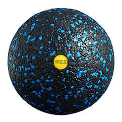 М'яч масажний 4FIZJO EPP Massage Ball діаметр 10 см чорно-синій (4FJ0215)