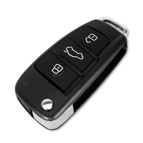 Викидний ключ, корпус під чіп, 3кн, Audi, без леза, фото 1