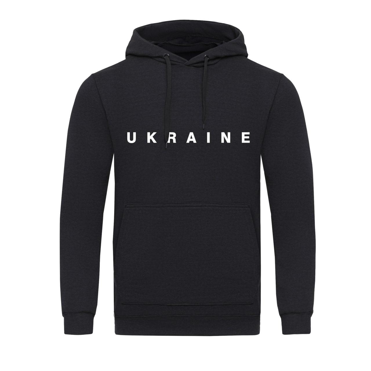 Унісекс худі з прінтом UKRAINE | Худі чоловічий весняний осінній ЛЮКС якості