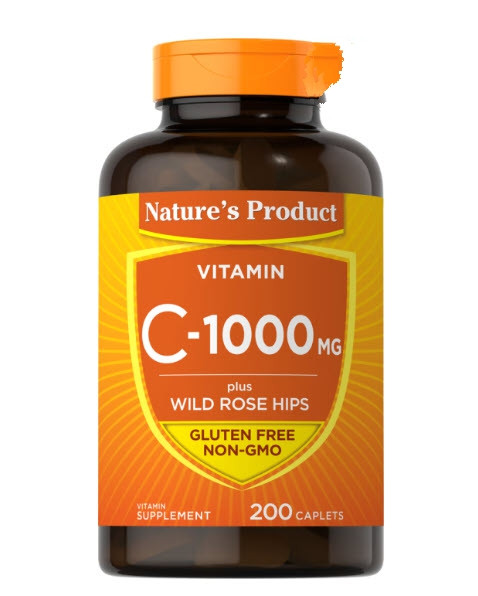Вітамін C з плодами шипшини Nature's Reward Vitamin C-1000 Plus Wild Rose 200 таб. (уцінка термін по 7.23)