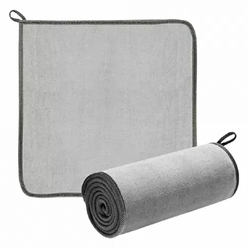 Мікрофібровий рушник для миття автомобіля Baseus Easy life car washing towel 40x40сm Grey 2 шт (CRXCMJ-0G), фото 1